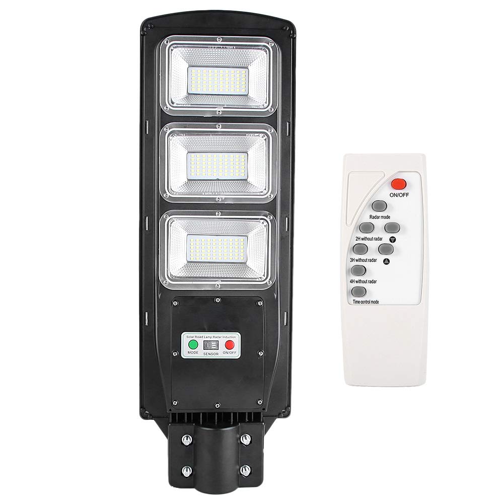 EVTSCAN Solar Gutter Lights - 90W LED Solar Powered Wall Lights with Motion Sensor & Remote Control for Outdoor Pathway, Garden, Patio, and Driveway Lighting