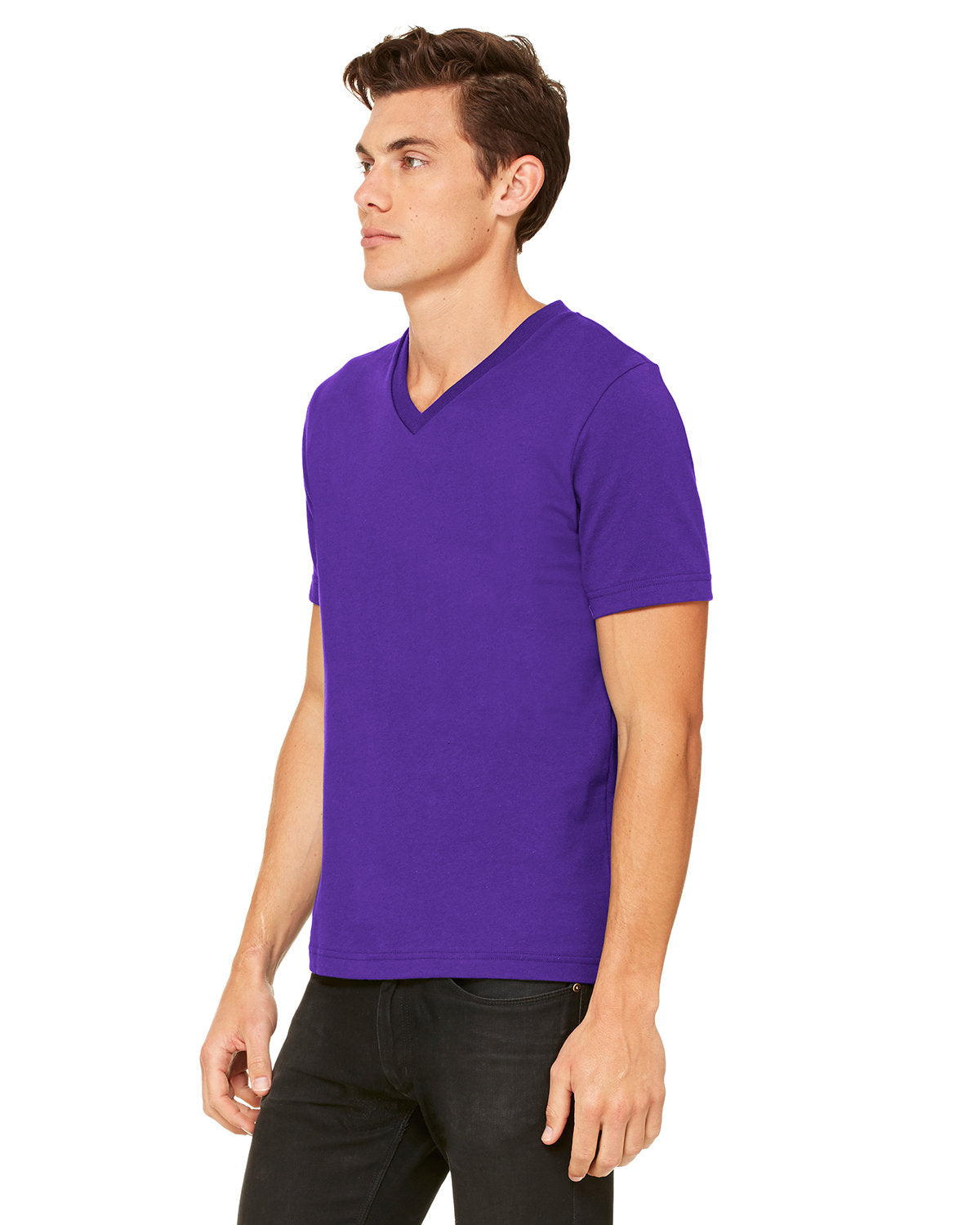Bella + Canvas 3005 Unisex Jersey Short Sleeve V-Neck T-Shirt - Soft Cotton Tee for Men & Women - Perfect for Casual Wear, Screen Printing, and Everyday Comfort