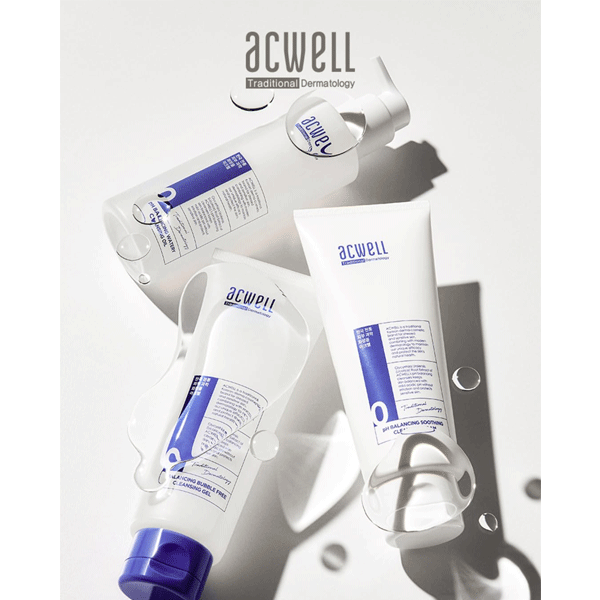 Acwell pH Balancing Watery Cleansing Oil 200ml - Gentle Facial Cleanser for Dry & Sensitive Skin | Makeup Remover & Daily Hydrating Cleansing Oil for Women & Men | Perfect for Morning & Night Skincare Routine