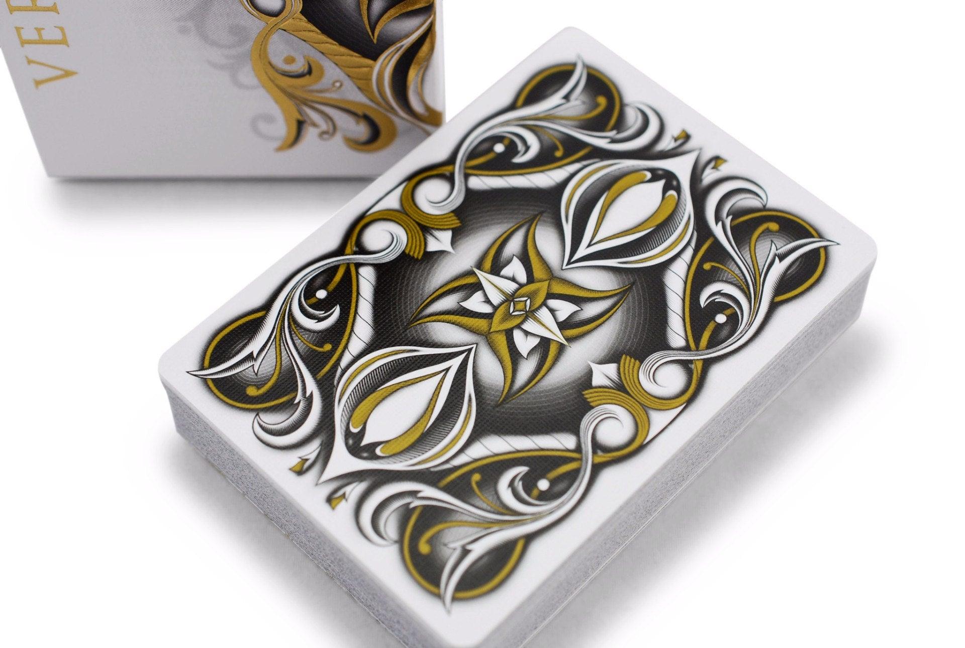 Premium Verana Playing Cards - 100% Plastic Waterproof & Durable for Poker, Magic Tricks, Card Games - Ideal for Casino Nights, Family Gatherings & Travel Entertainment