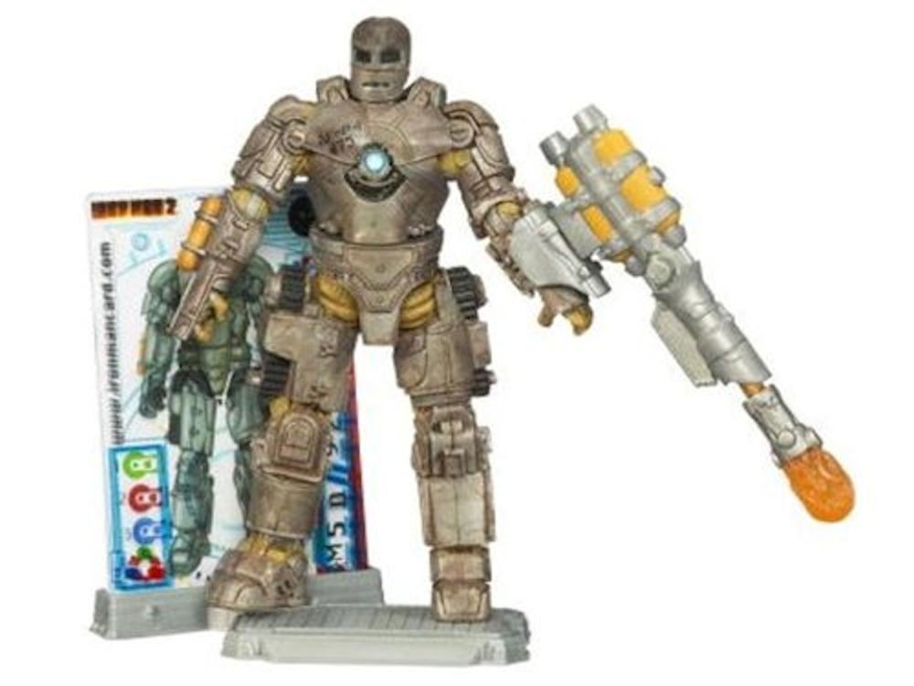 Iron Man Mark I Action Figure - Collectible Movie Replica from Iron Man 2 | Perfect for Marvel Fans, Display Collections & Superhero Gift Ideas
