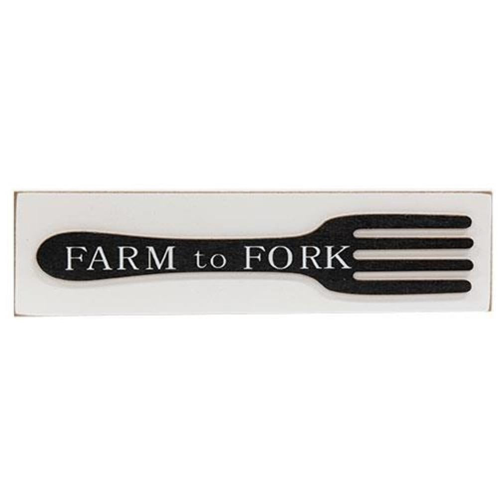Farm to Fork Butcher Block Cutting Board - Premium Wooden Chopping Block for Kitchen, Meat, Vegetables - Perfect for Home Cooking, BBQ, and Food Prep