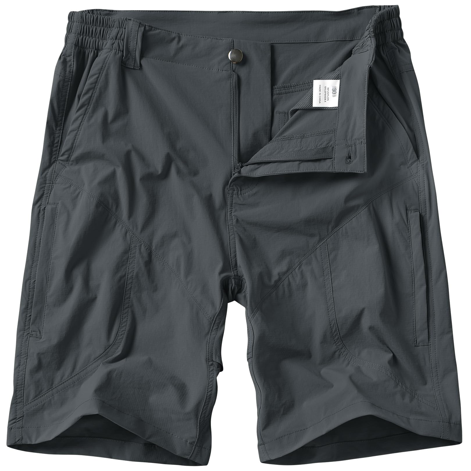 Linlon Men's Quick Dry Lightweight Hiking Cargo Shorts with Multiple Pockets - Perfect for Outdoor Activities like Fishing, Camping & Travel Adventures