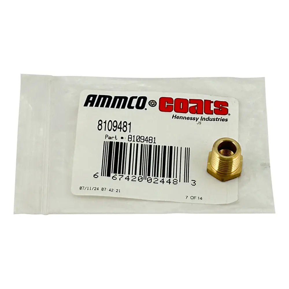 Coats 8109481 OEM Brass Reducer Fitting - 1/4