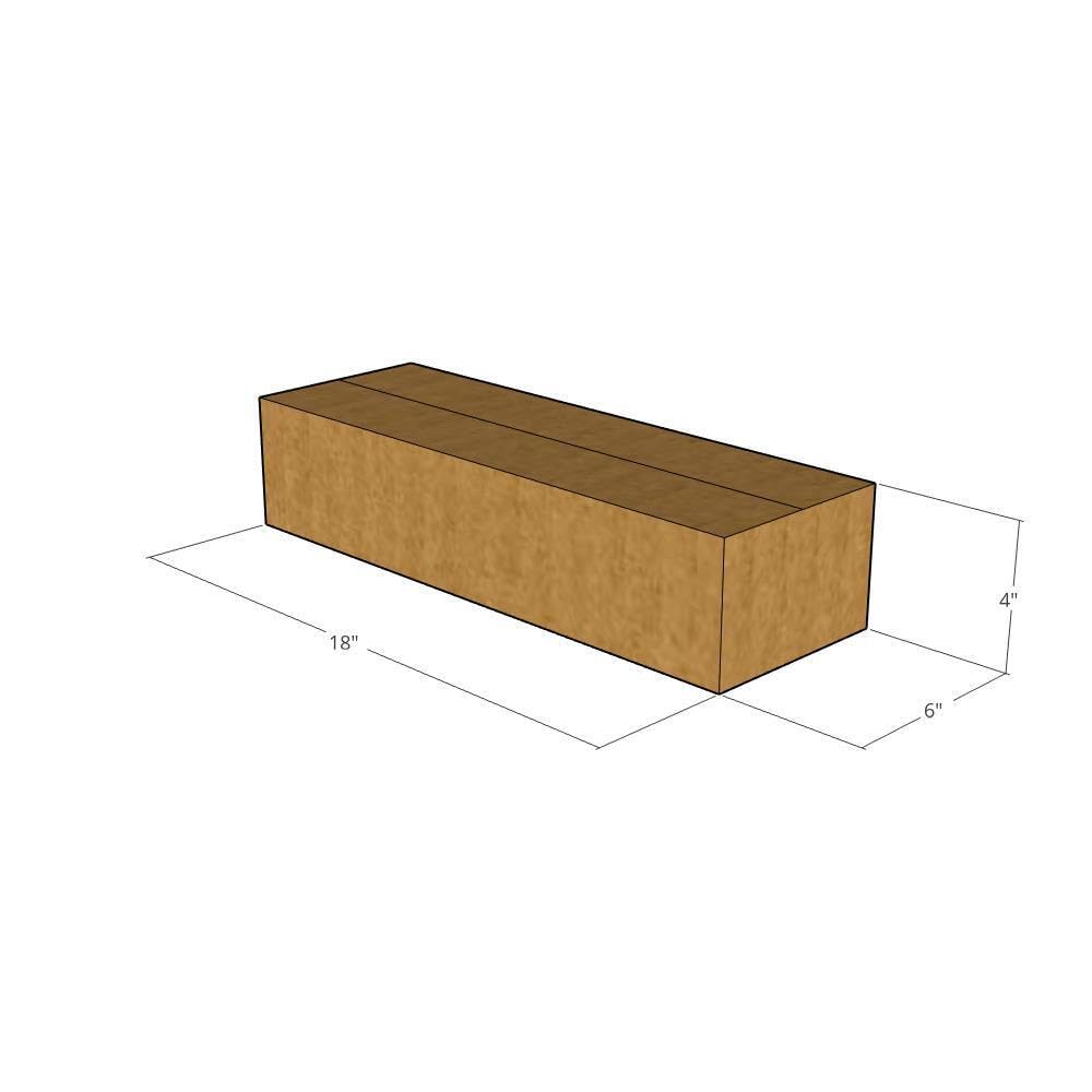 18x6x4 Inch 32 ECT Corrugated Moving Boxes - Pack of 150 | Heavy Duty Shipping Boxes for Business, Office & Home Use | Perfect for Packing, Storage & Moving Supplies