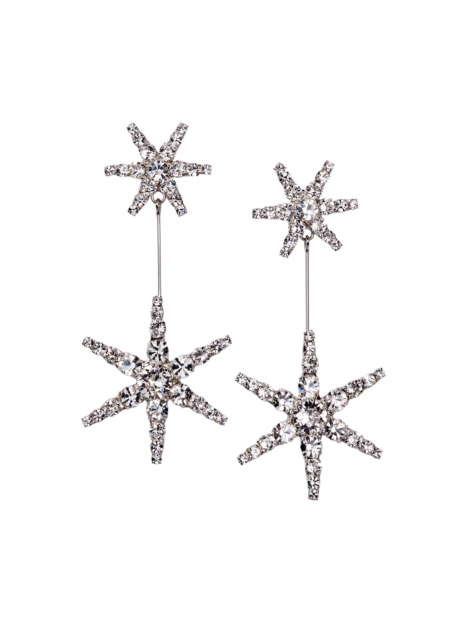 Estee Crystal Drop Earrings for Women - Elegant Dangling Earrings with Sparkling Stones - Perfect for Weddings, Parties & Evening Events