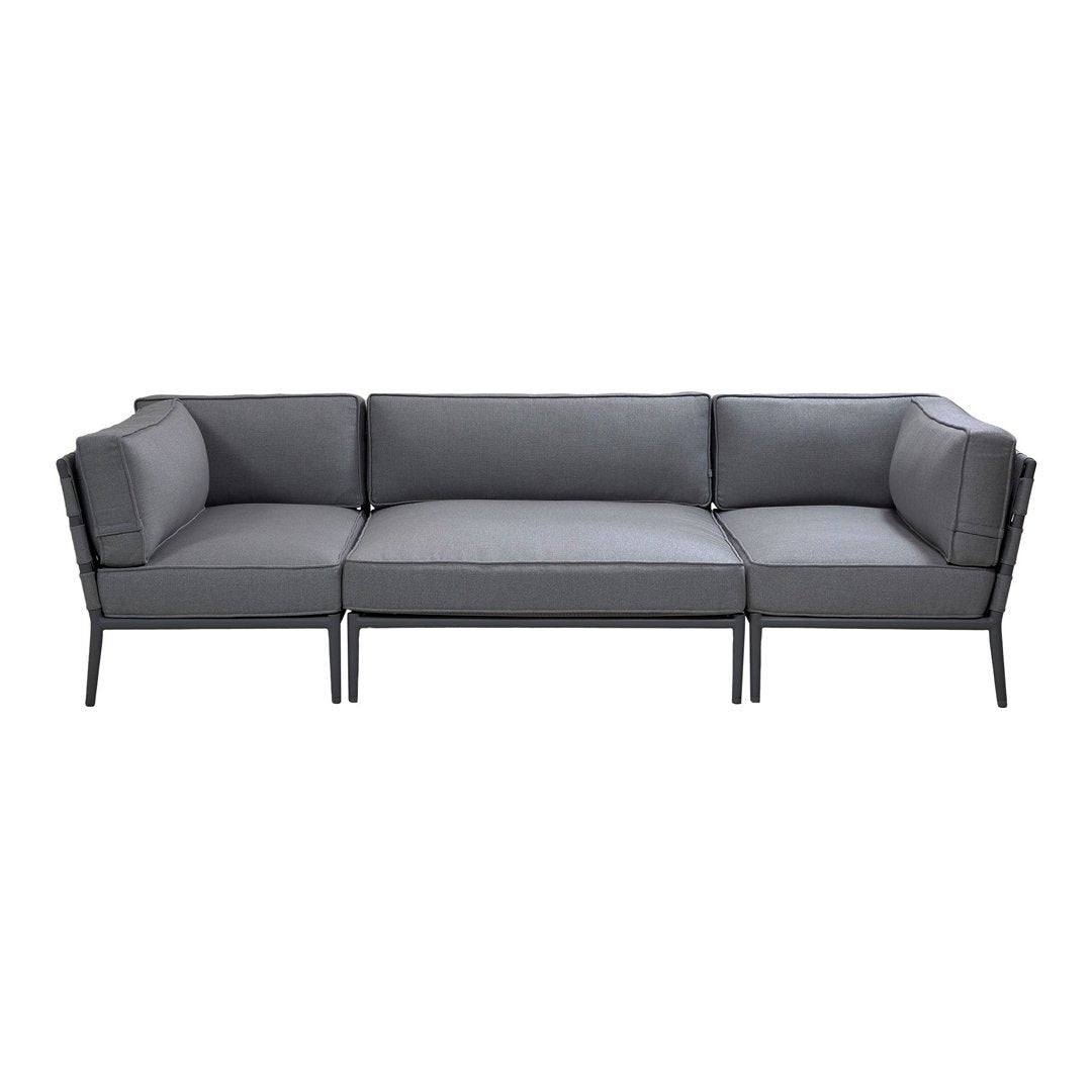 Premium Conic Outdoor Modular Sofa Set - Waterproof & UV Resistant Patio Furniture for Backyard, Garden, Poolside - Comfortable Sectional Couch with Adjustable Configurations