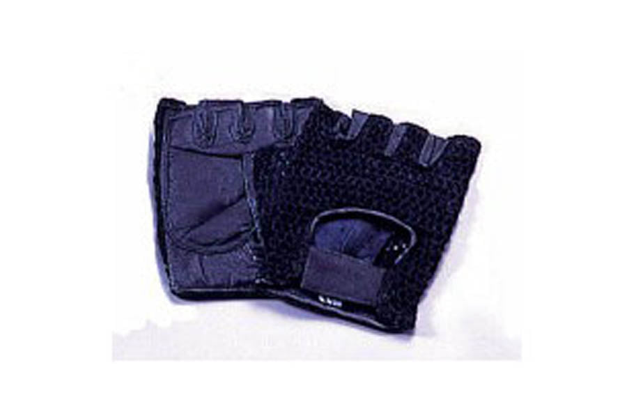 Warrior Black Leather Mesh Gloves for Men & Women - Sizes S, M, L, XL - Durable Motorcycle, Work & Tactical Gloves for Riding, Construction & Outdoor Activities