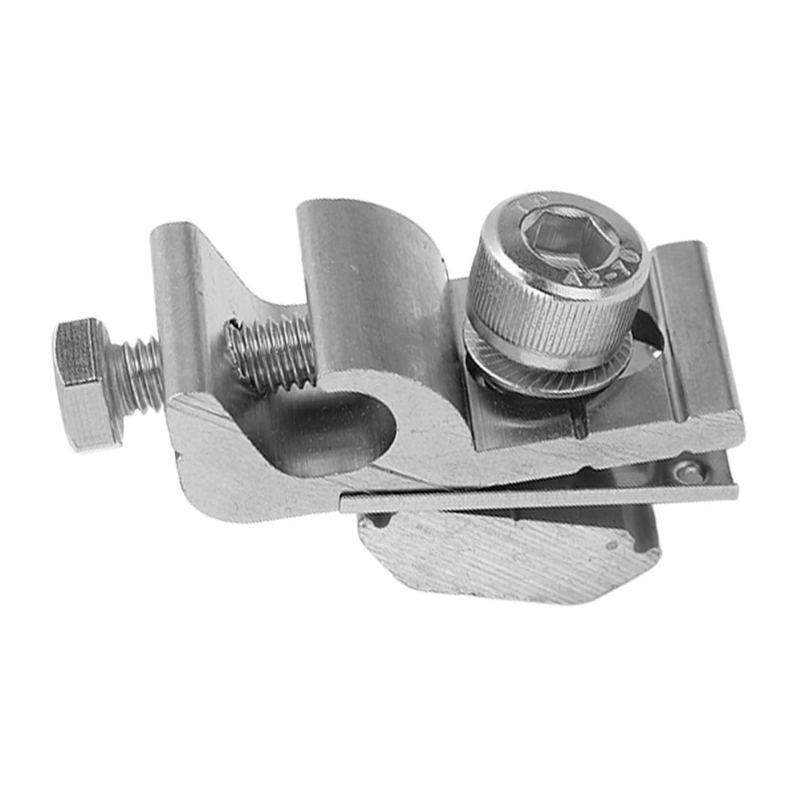 10Pcs Solar Panel Grounding Clips & Brackets - Aluminum PV Mounting Clamps for Secure Cable Connection - Ideal for Solar Panel Installation & Maintenance
