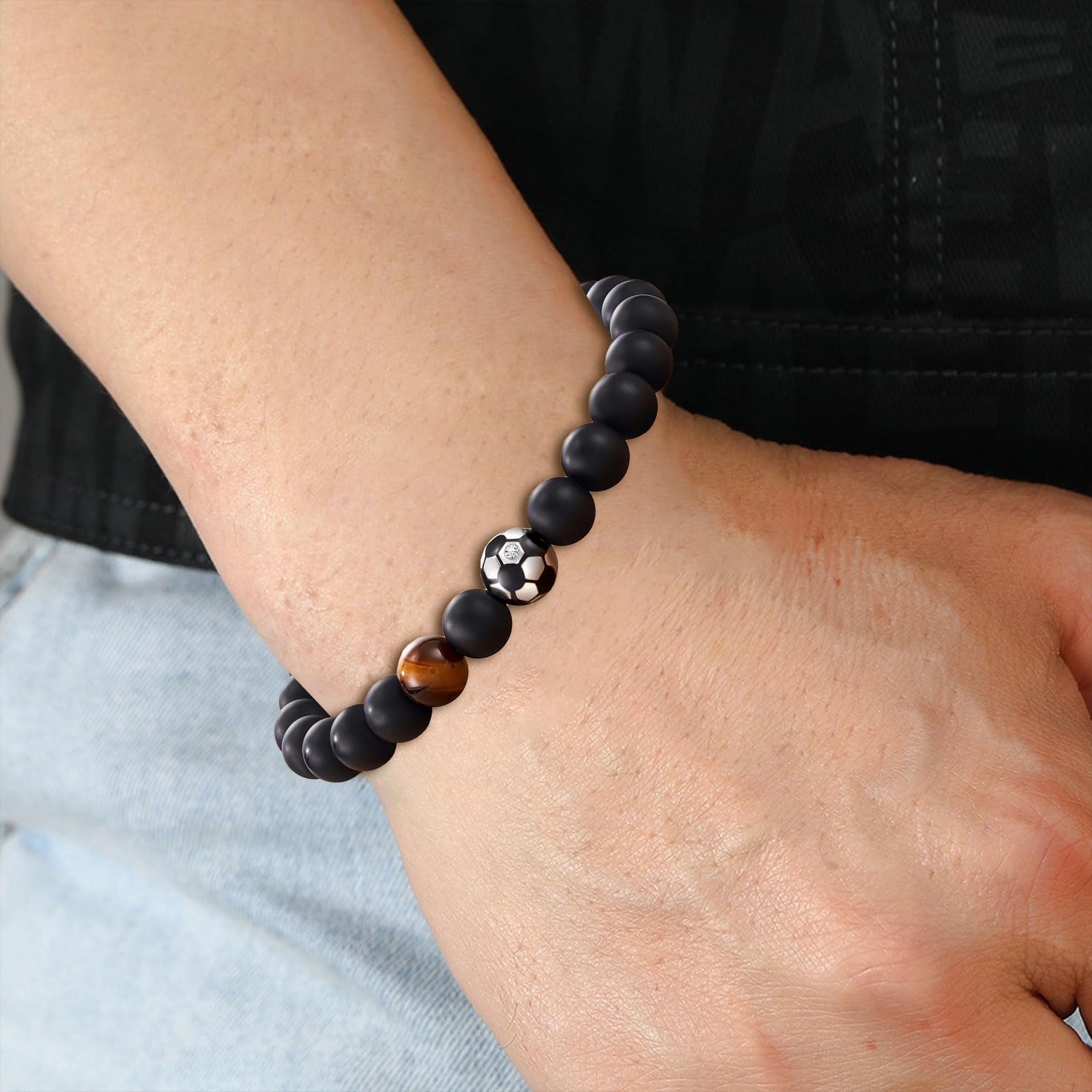 YANCHUN Sports Bracelet for Coaches & Players - Baseball, Soccer, Football, Basketball Team Gifts - Perfect for Birthday, Graduation, Father's Day - Great Present for Son, Grandson, Brother, Friend (Ideal for Game Days, Training Sessions & Sports Events)