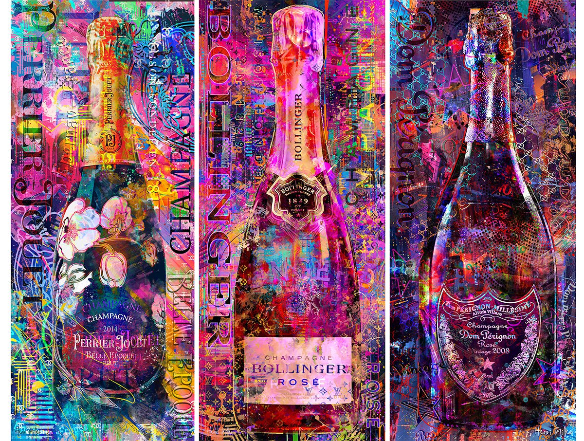 Champagne Noire Luxury Edition Gift Set - Premium Black Champagne Collection for Weddings, Anniversaries & Special Celebrations