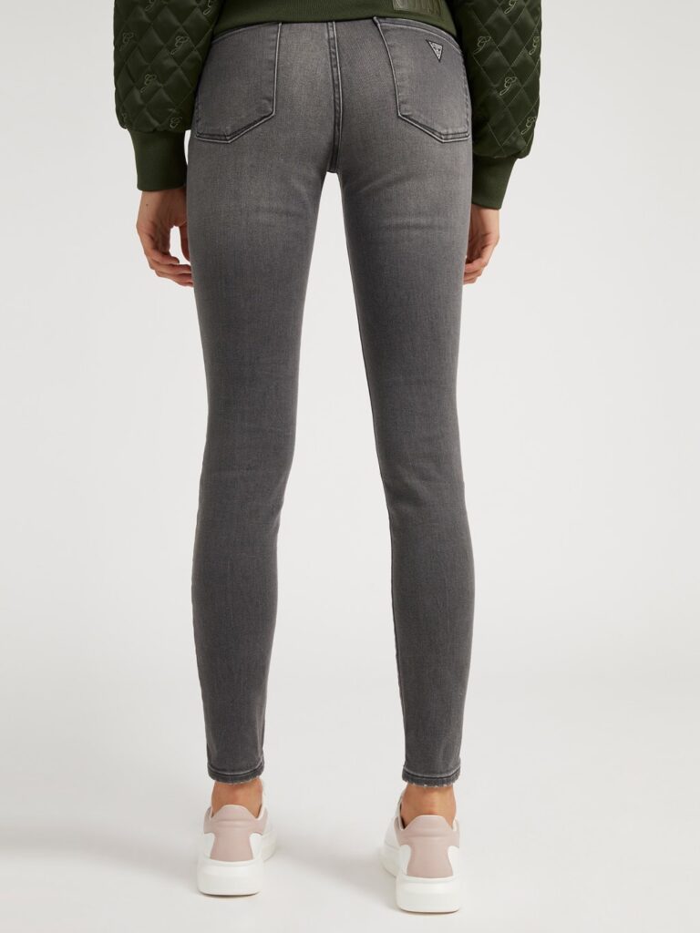 Annette Skinny Mid Rise Jeans for Women - Carrie Grey Wash Stretch Denim Pants | Perfect for Casual Wear, Office & Date Nights