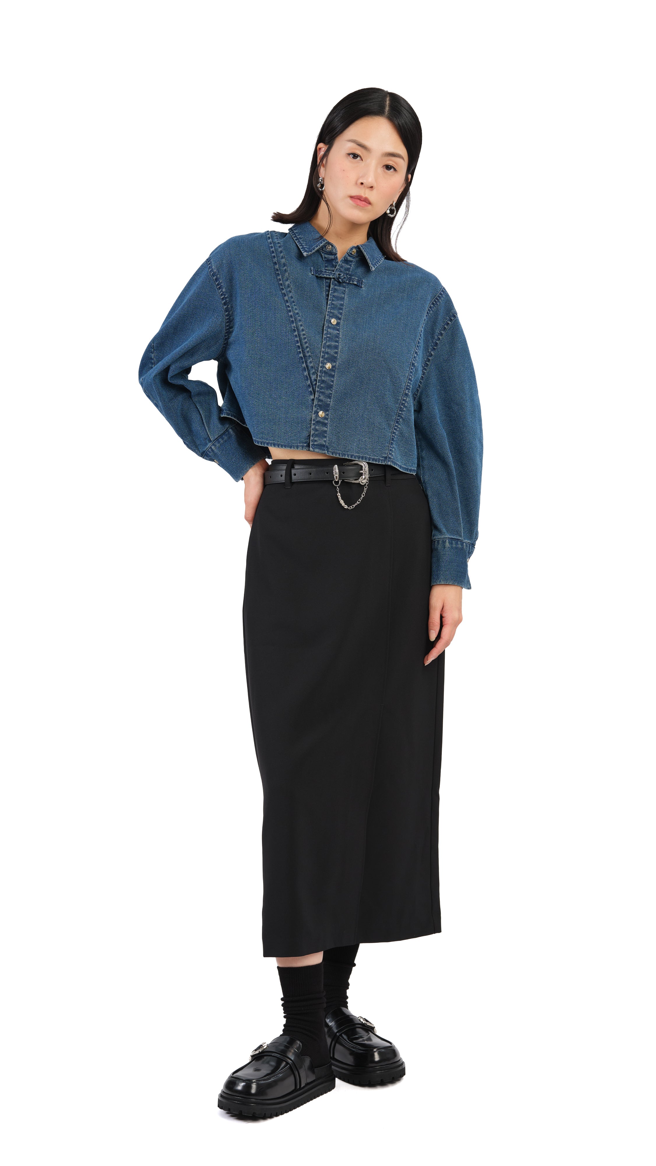 Elegant High Waist Pencil Skirt with Side Slit - Women's Office & Party Bodycon Dress for Work, Cocktail & Formal Events