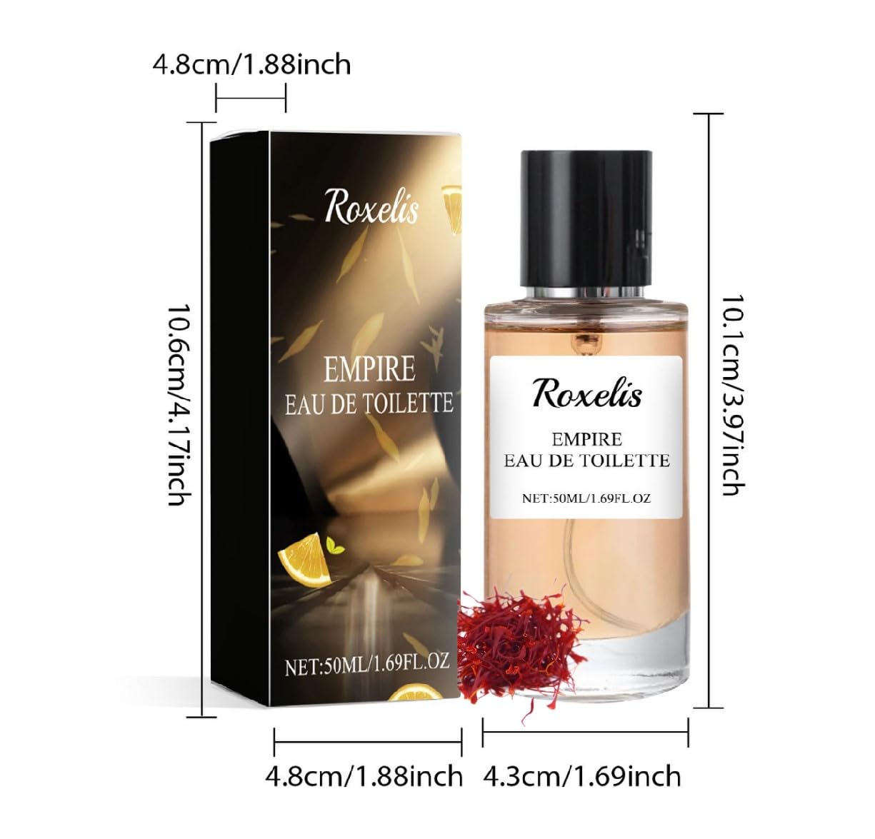 Natural Citrus Pheromone Perfume for Women - 50ml Fresh Fruity Eau De Toilette Spray | Light Everyday Fragrance, Travel Size | Perfect for Office, Dating & Special Occasions