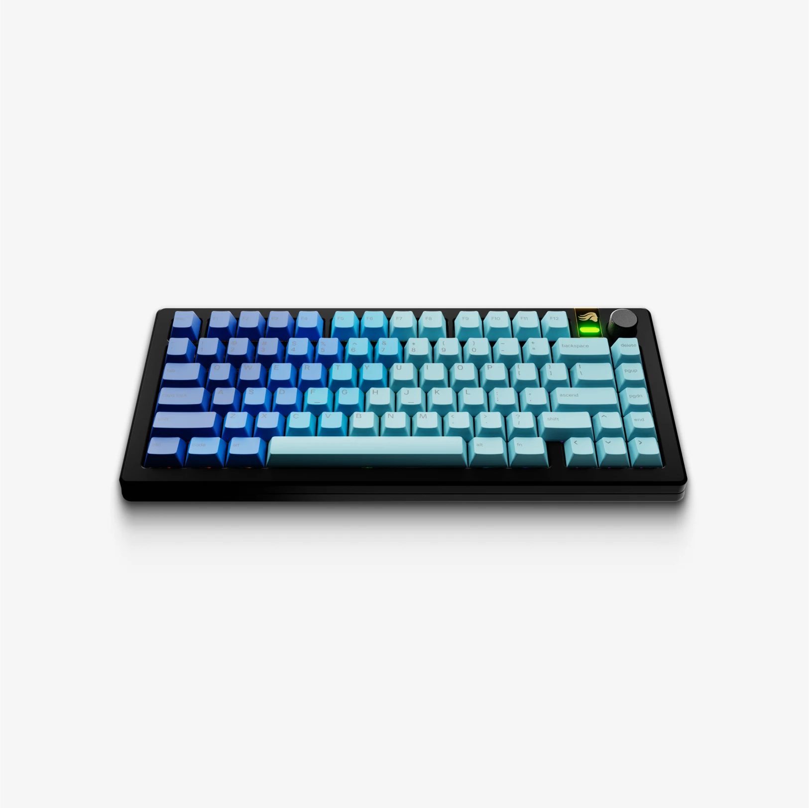 GPBT Ocean V2 Keycaps - 129 Keys PBT Double Shot Shine Through Keycap Set for Mechanical Keyboards (Cherry MX, Gateron, Kailh) - Perfect for Gaming, Typing & Custom Keyboard Builds