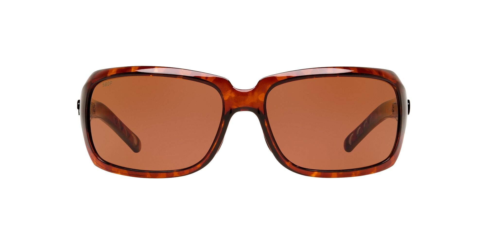 Costa Del Mar Women's Isabela Rectangular Polarized Sunglasses UV Protection - Stylish Beach & Outdoor Fashion Accessory for Summer Vacation, Driving, and Travel