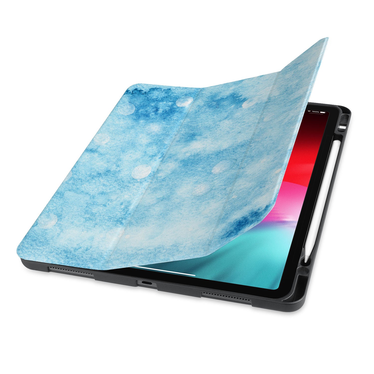 Premium iPad Trifold Case with Auto Sleep/Wake - Slim Protective Cover for iPad 6/7/8/9 (10.2 Inch) | Perfect for Work, Travel & Winter Commutes