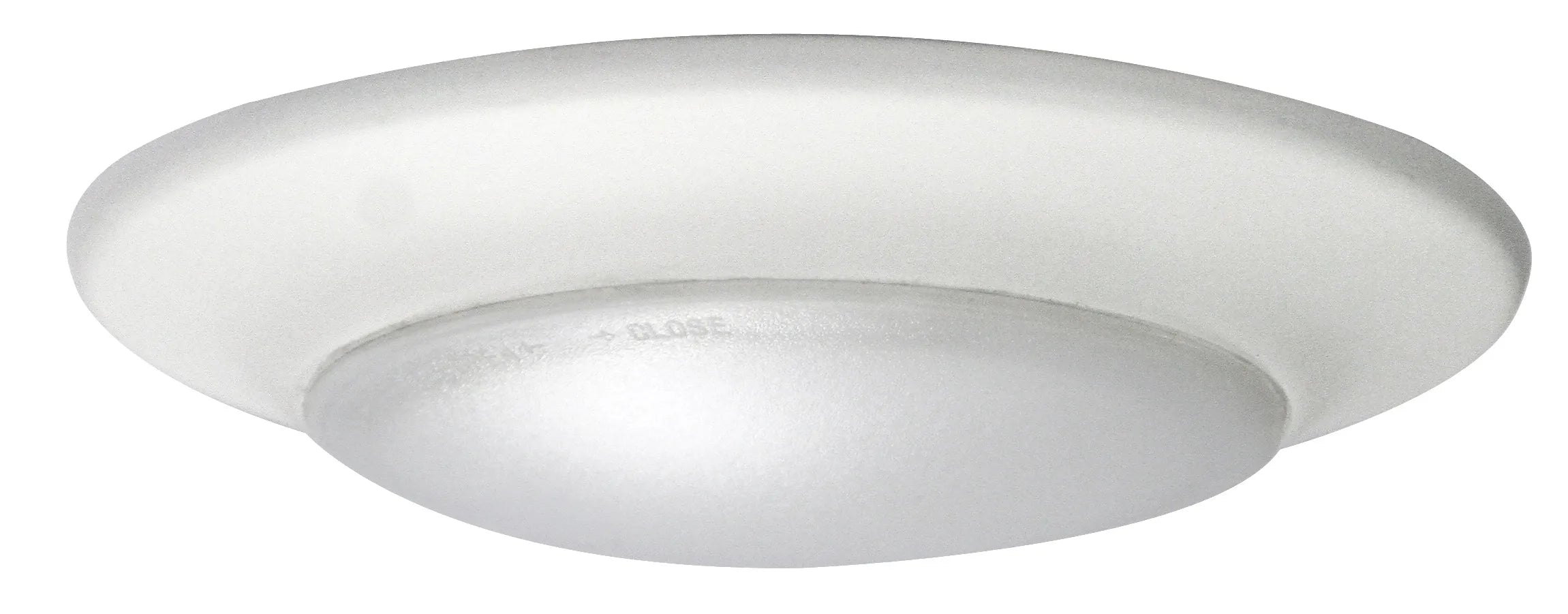 Royal Pacific 8556WH 90 3K 6 Inch Low Profile Disk Light 3000K - Ultra-Thin Recessed LED Ceiling Light for Kitchen, Bathroom, and Hallway Lighting