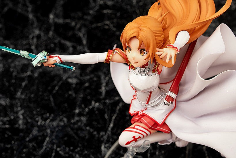 Aquamarine 1/7 Sword Art Online The Flash Asuna Scale Figure - Anime Collectible Statue for Display & Gaming Room Decor