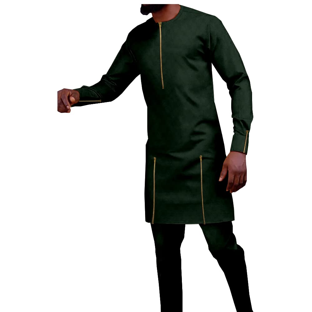 Stylish Dashiki African Print 2-Piece Suit - Bazin Riche Coats & Pants Outfit for Men/Women | Perfect for Cultural Events, Weddings & Afrocentric Fashion