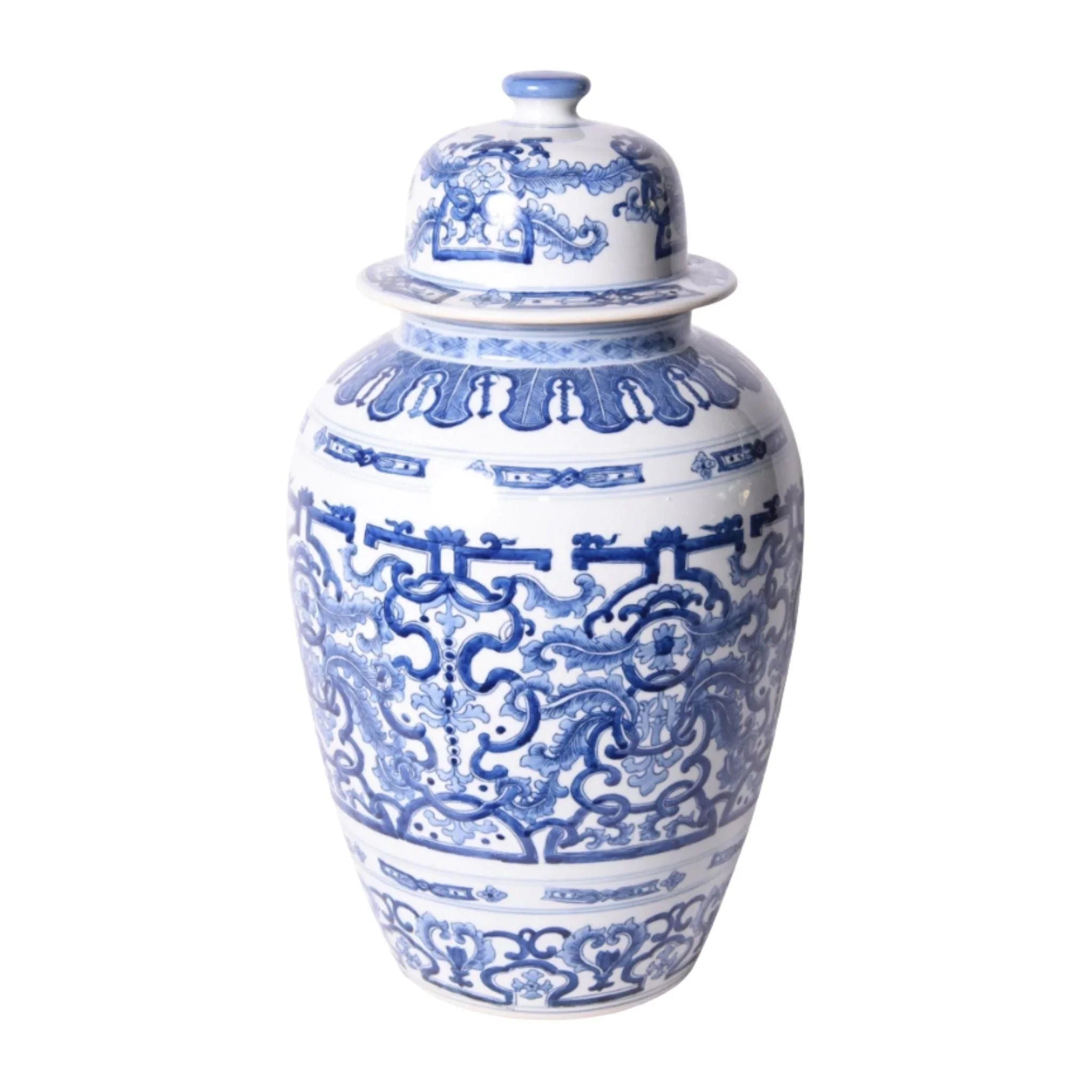 Exquisite Blue and White Porcelain Dragon Ginger Jar - Handcrafted Chinese Ceramic Storage Container for Tea, Spices & Home Decor - Perfect for Kitchen, Living Room & Gift Giving