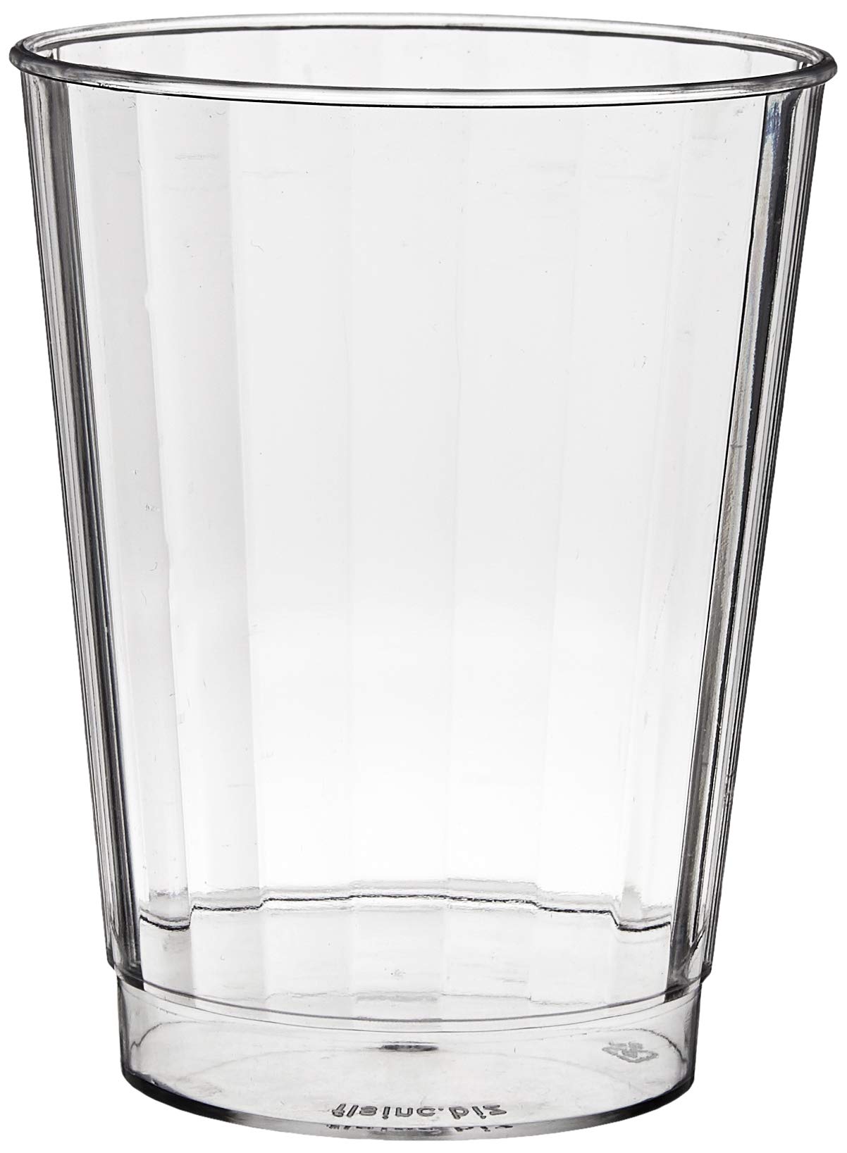 Fineline Settings Renaissance Clear 12 Oz Plastic Tumblers - 240-Piece Bulk Pack for Restaurants, Cafes, and Catering Events - Durable Disposable Cups for Cold Beverages, Smoothies, and Iced Coffee