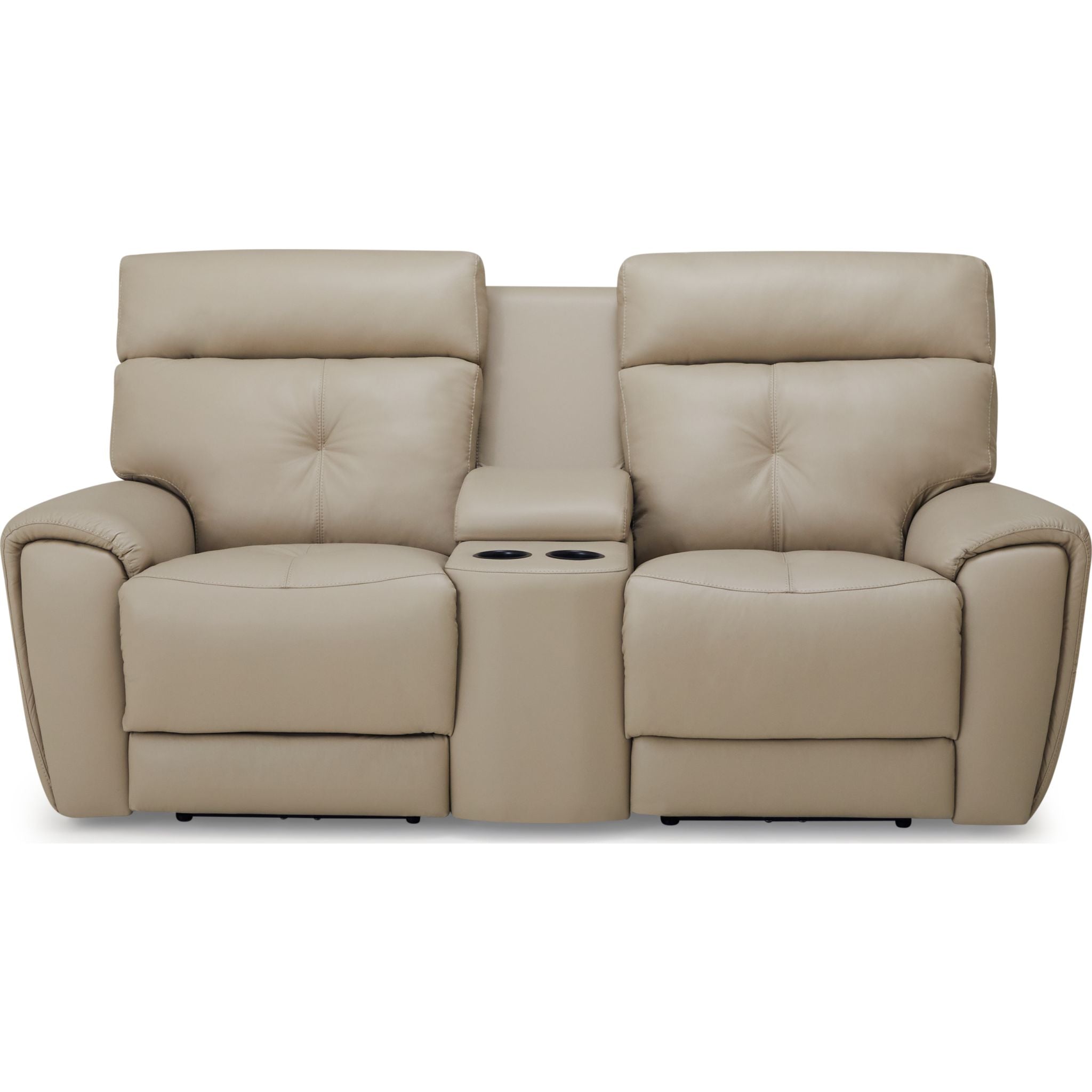 Aedon Power Reclining Loveseat with Adjustable Headrest & Lumbar Support - Modern Comfort for Living Room, Home Theater & Small Spaces - Bali Harvest Collection