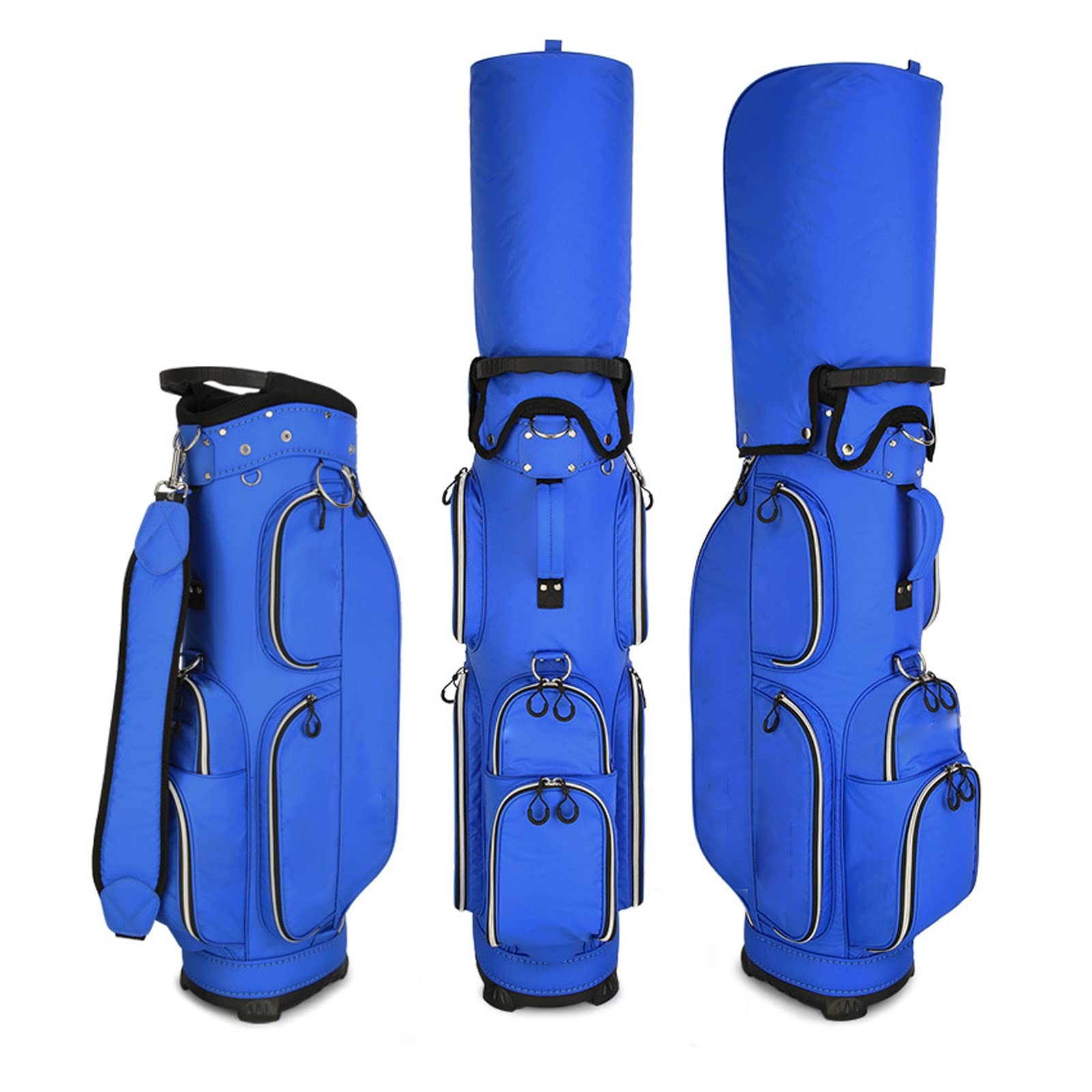 Lightweight Waterproof Golf Stand Bag for Men & Women - Durable Multifunctional Golf Club Bag with Easy Storage & Cleaning (Blue) - Perfect for Driving Range, Course & Travel