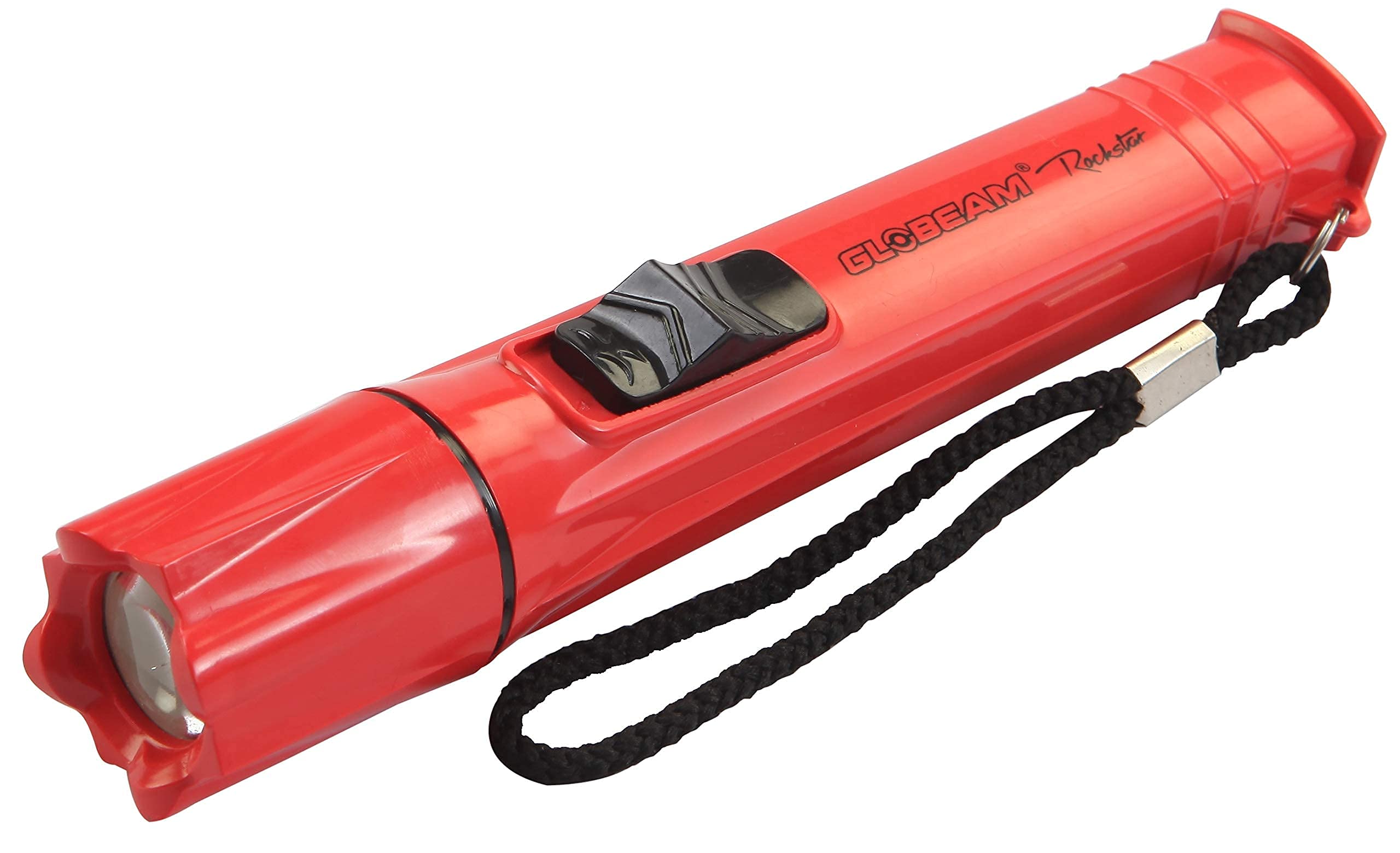 GLOBEAM Rockstar LED Flashlight - 3 Pack Professional LED Torch with AA Batteries Included, Durable ABS Plastic Body - Perfect for Camping, Hiking, Emergency & Outdoor Adventures