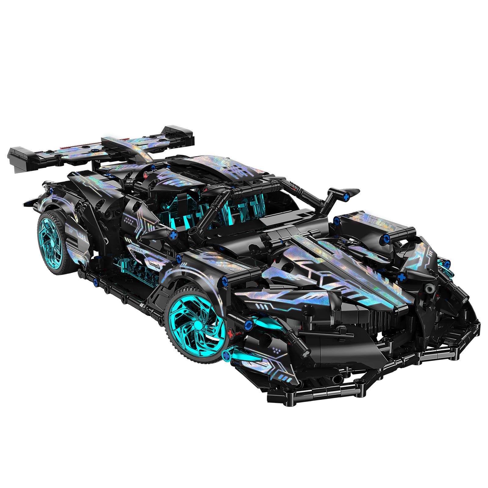 KLYK 1:14 Super Car Building Blocks Set for Adults - MOC Technic Racing Car Model, Sports Car Construction Toy for Boys, Girls, Teens & Men | DIY Collector's Gift, Birthday Present, Home Display & STEM Learning Activity