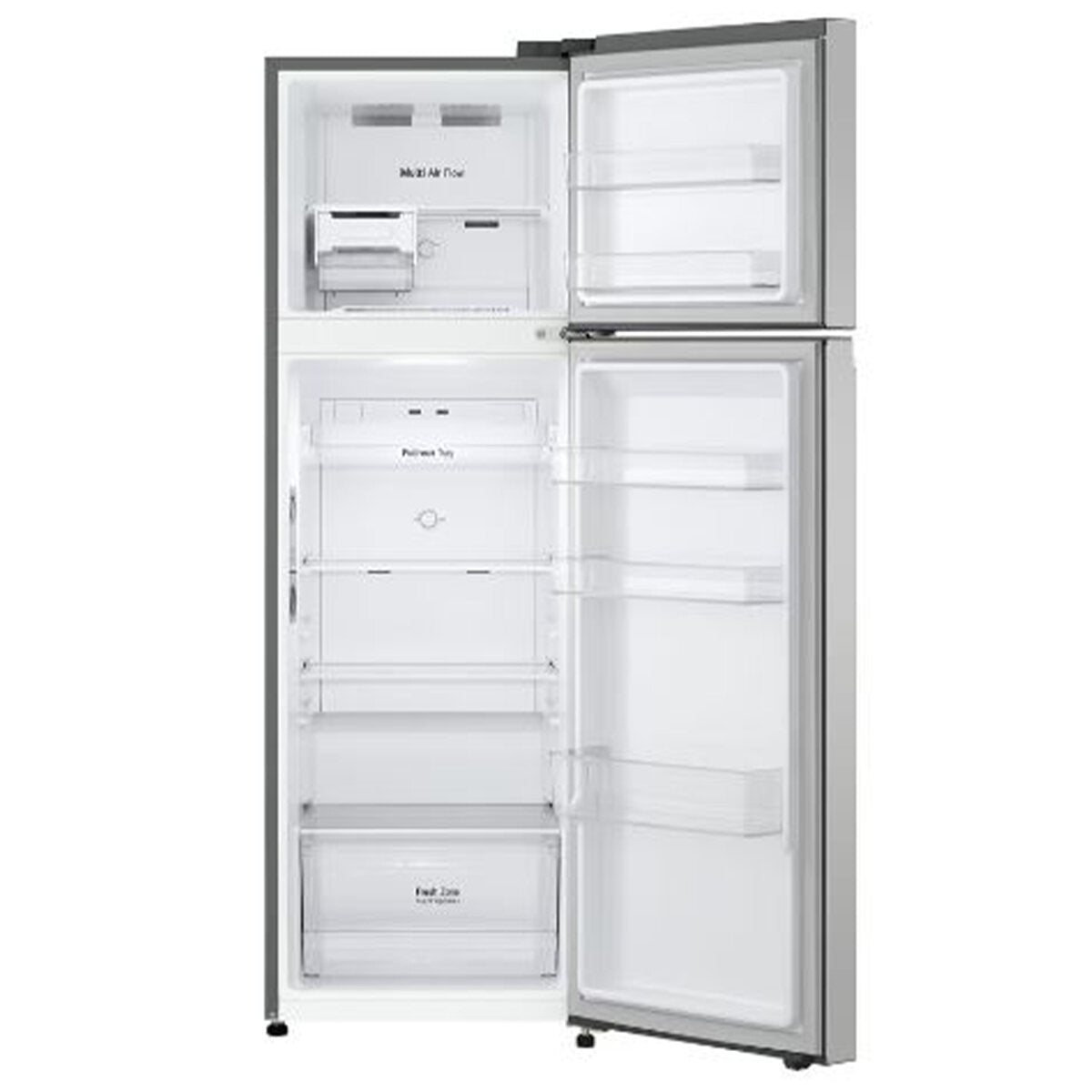 LG 266L Top Mount Refrigerator - Stainless Steel GT 2S | Energy Efficient Freezer for Home & Kitchen | Perfect for Small Families & Apartments