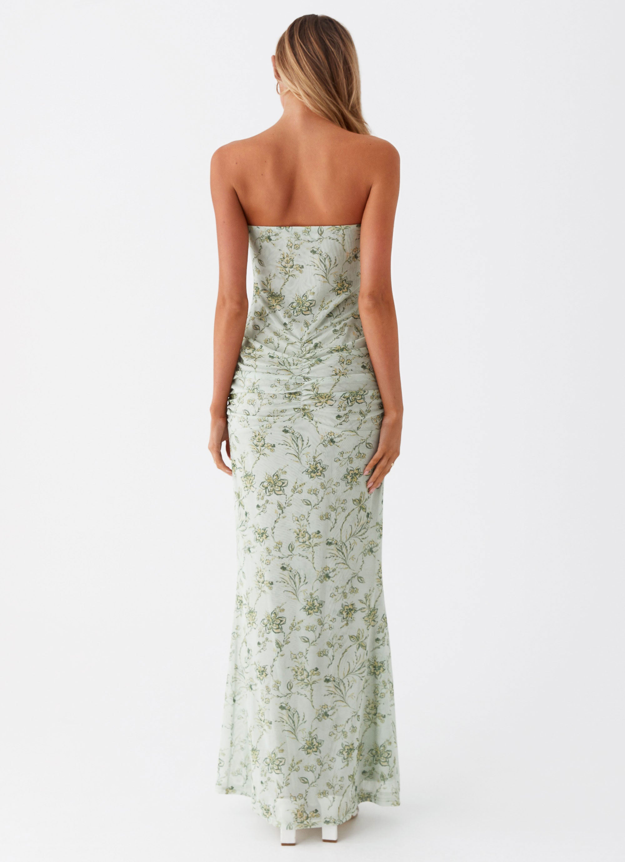 Dearest Maxi Dress - Sage Floral Print Long Summer Dress for Women | Perfect for Beach Vacations, Garden Parties & Casual Outings