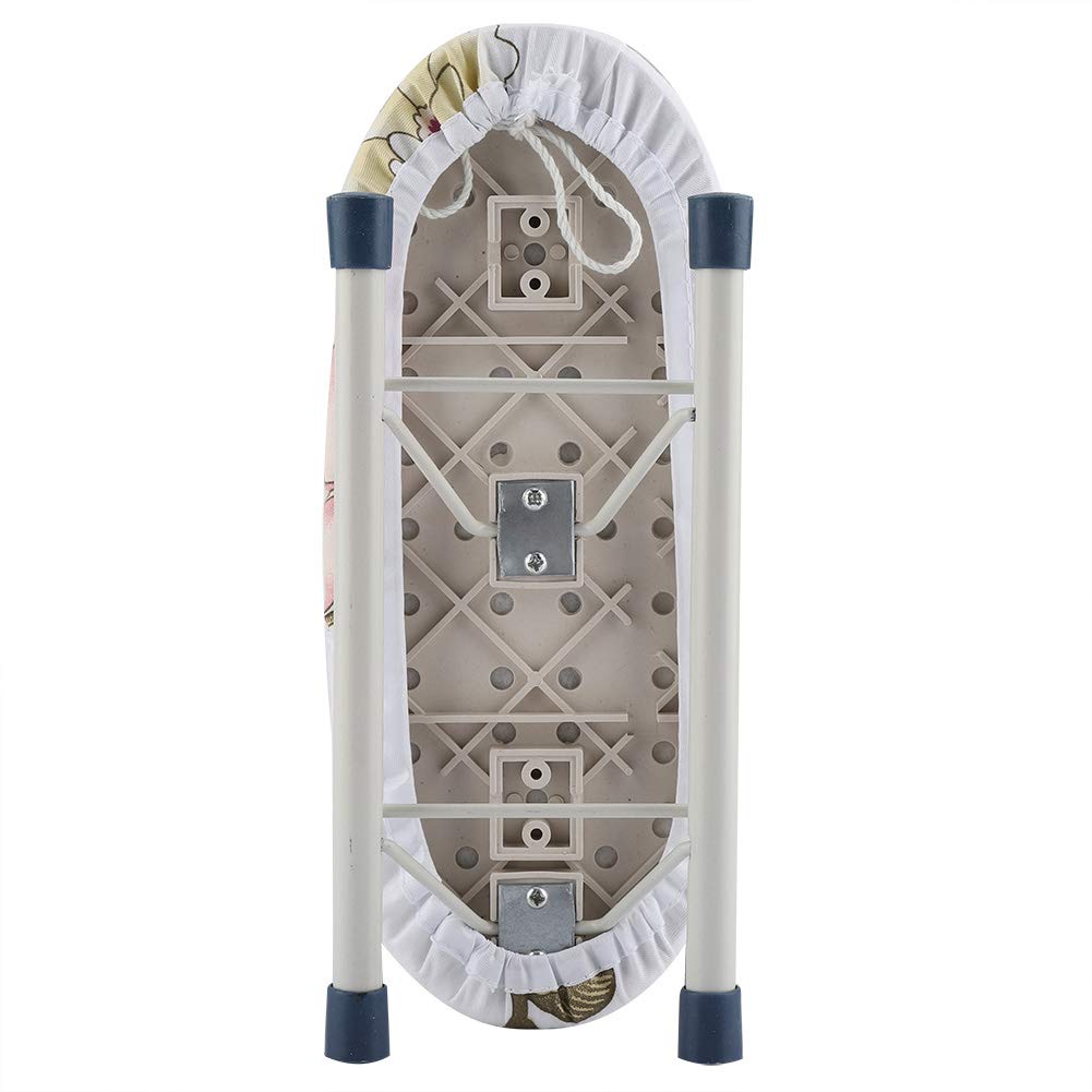 Fdit Foldable Mini Ironing Board for Home & Travel - Compact Space-Saving Design for Sleeves, Cuffs & Collars (Peony Pattern) | Perfect for Small Spaces, Apartments & On-the-Go Ironing Needs