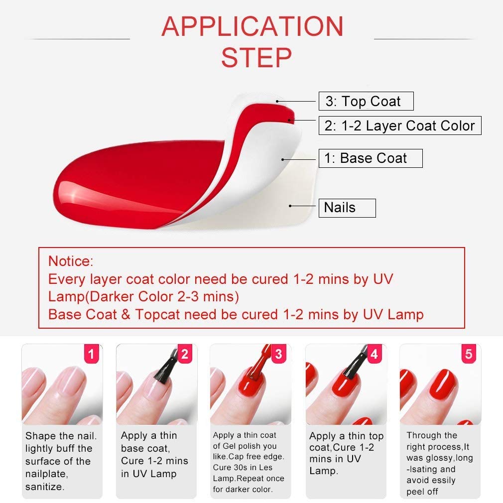 VENALISA 15ml Base & Top Coat Nail Polish Gel Set - UV LED Soak Off, Matte & Shine Finish, Long Lasting Manicure for Home & Salon Use (Ven-15ml-Base+Top) - Perfect for DIY Nail Art, Gel Extensions, and Professional Nail Services