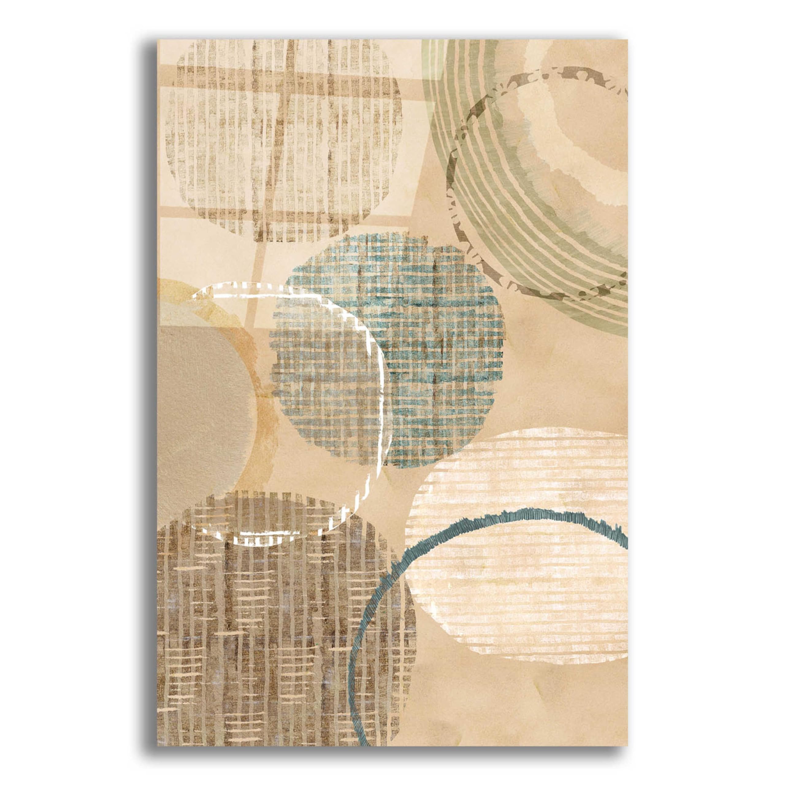 Flora Kouta 'Woven Baskets I' Acrylic Glass Wall Art - 16x24 Inches Modern Home Decor for Living Room, Bedroom & Office
