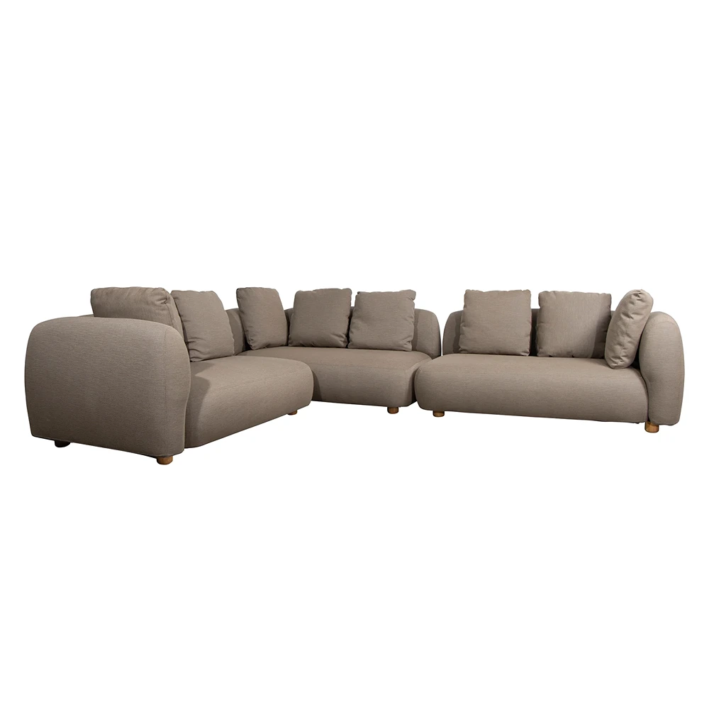 Outdoor Corner Sofa Set with Cushions - Waterproof & Weather-Resistant Patio Furniture for Backyard, Garden, or Poolside Relaxation