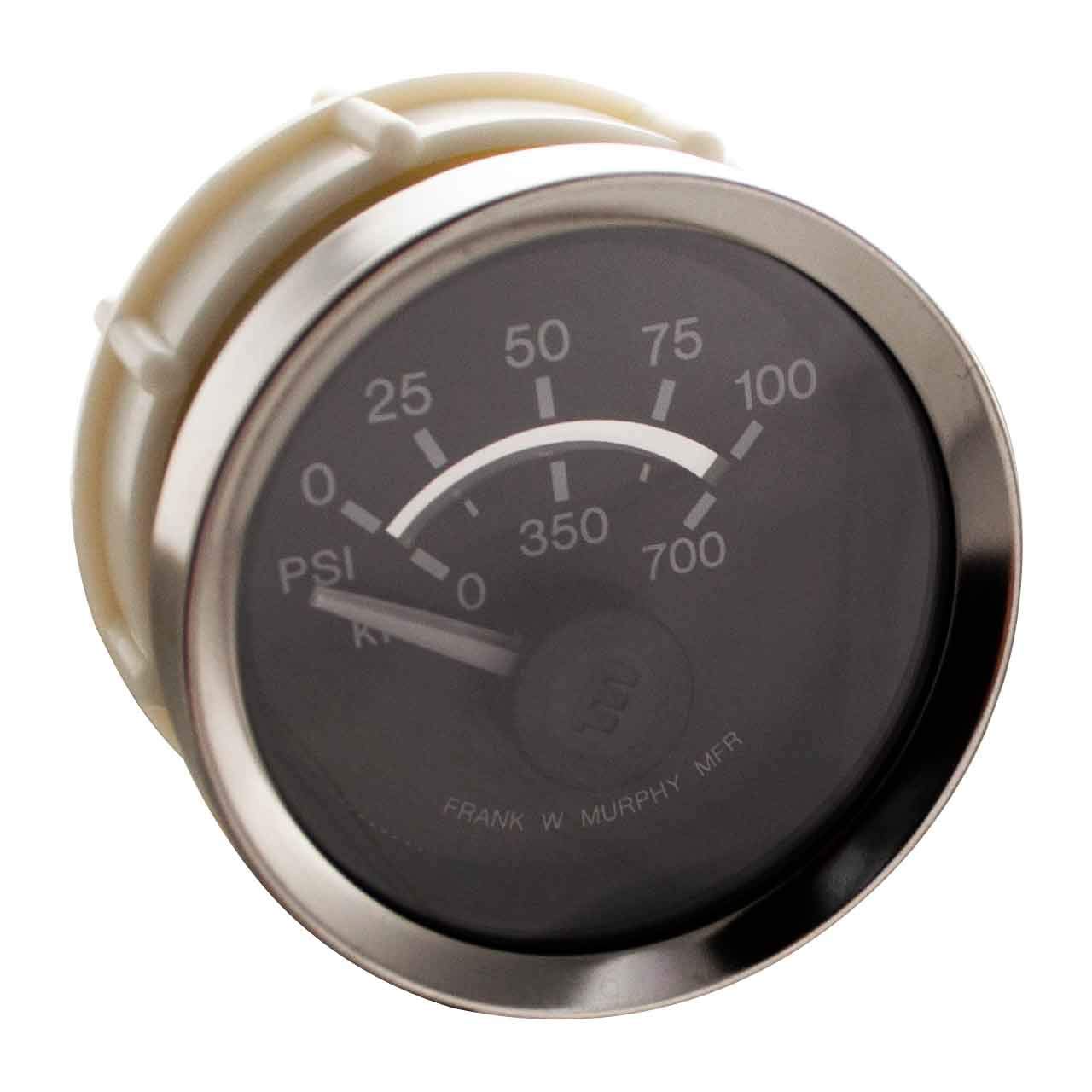 Miller 217083 0-100 PSI Oil Pressure Gauge - Heavy Duty Performance for Automotive, Marine & Industrial Applications