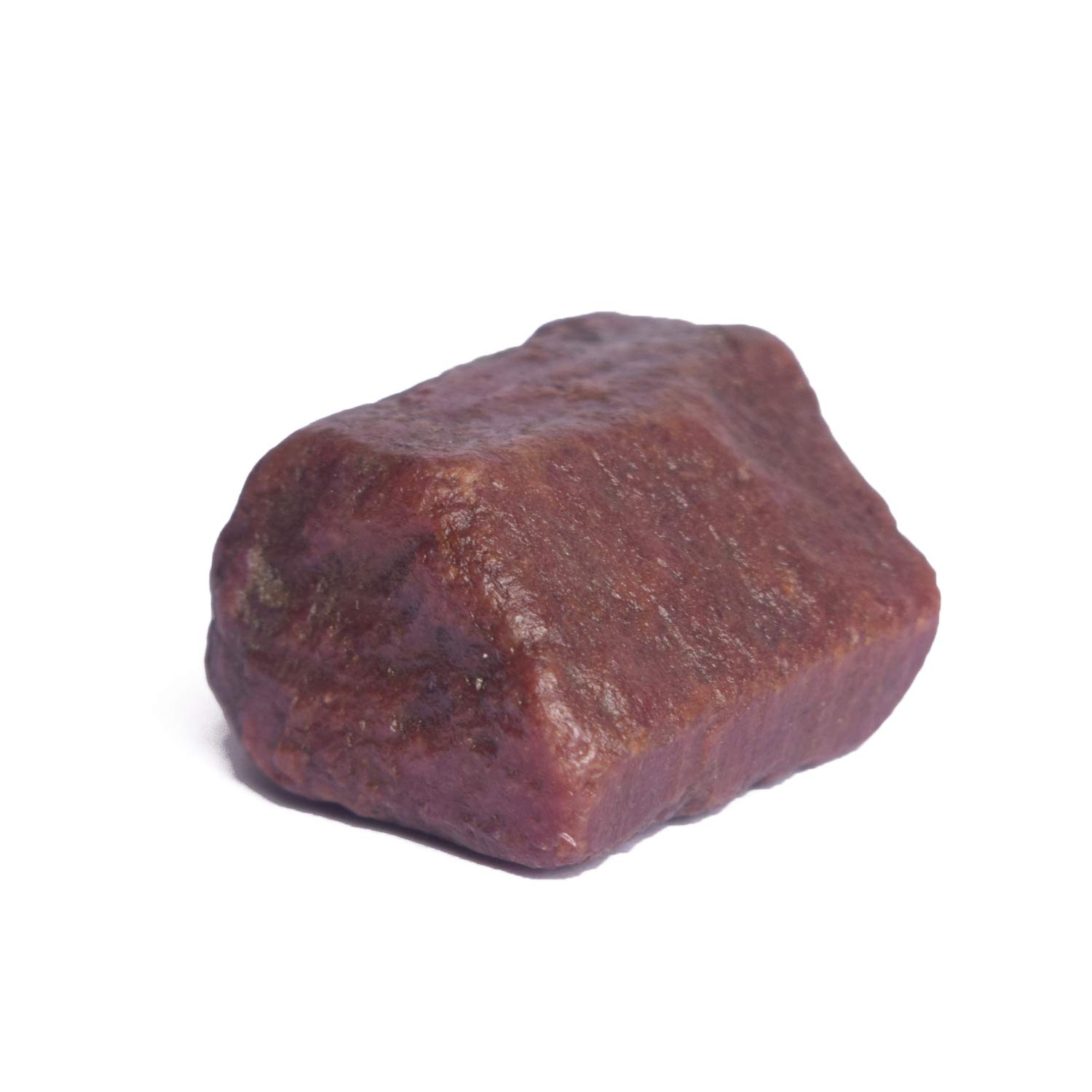 GEMHUB 65.50 Ct Natural Raw Red Star Ruby Healing Crystal - Uncut Rough Schorl Stone for Meditation, Chakra Balancing & Energy Healing