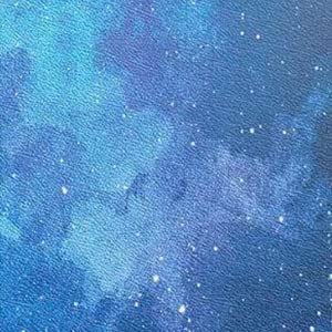 cielo stellato blu