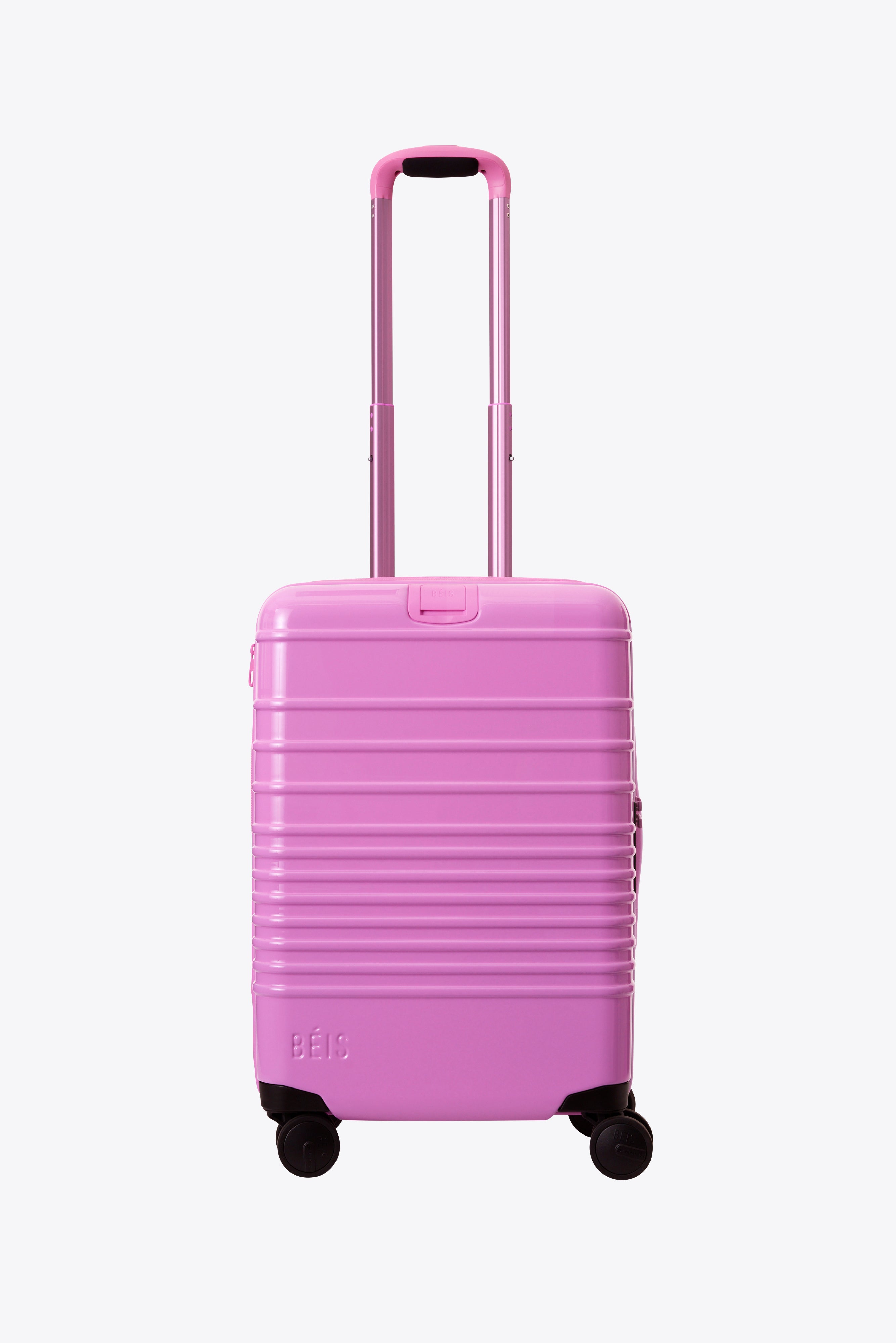 Stylish Glossy Berry Carry On Roller Luggage - Perfect for Air Travel, Weekend Getaways & Business Trips