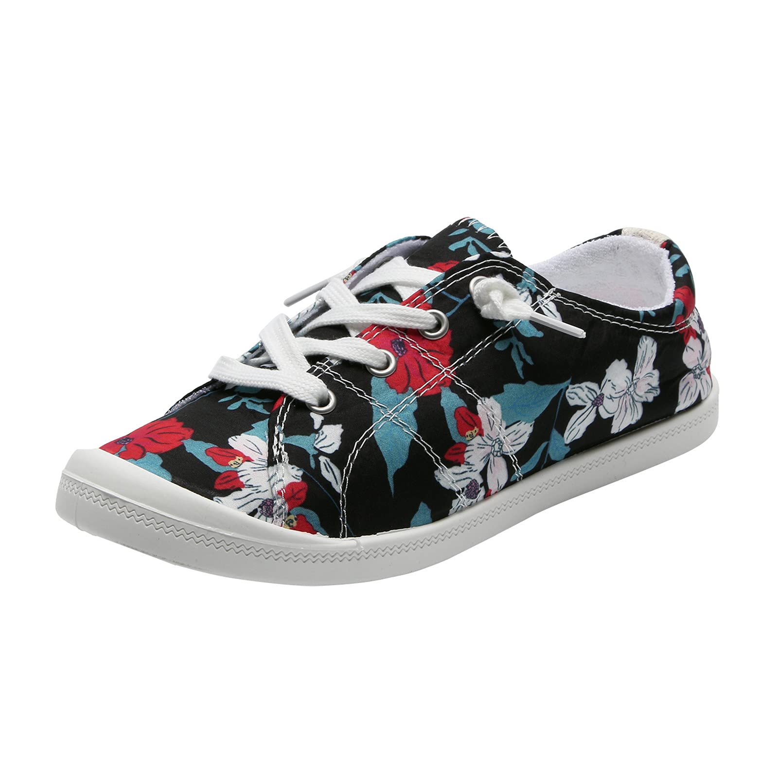 Women's Slip On Canvas Sneakers - Comfortable Vulcanized Flat Shoes for Ladies | Casual Walking, Travel & Everyday Wear