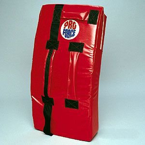 Pro Force Curved Body Shield - Red - High Impact Protection for Sports & Outdoor Activities - Perfect for Football, Hockey & Extreme Sports