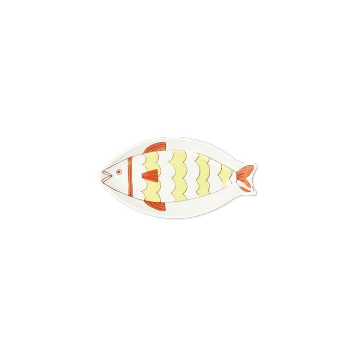 Harekutani Porcelain Small Fish Plate - Elegant Japanese Ceramic Appetizer Dish for Sushi, Desserts & Home Decor