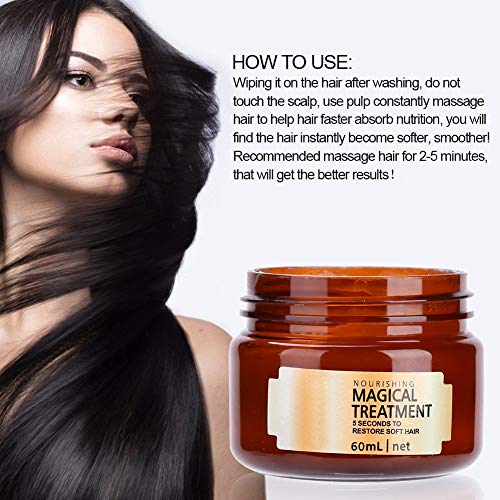 Professional Hair Smoothing Treatment with Fine Molecular Technology - Nourishing & Softening for Salon-Quality Results at Home | Perfect for Women's Daily Hair Care & Styling