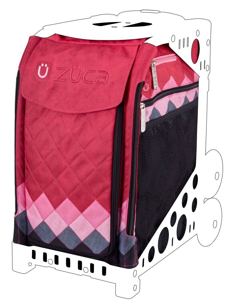 ZÜCA Sport Embellished Inserts for Backpack - Stylish Organizer for Skating, Dance & Gymnastics Gear - Perfect for Athletes & Performers
