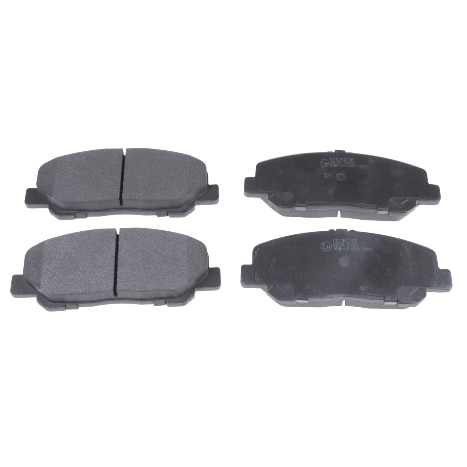 ADT342199 Brake Pad Set - 4 Pack | High-Performance Ceramic Brake Pads for Smooth & Quiet Stopping | Perfect for Sedans, SUVs, and Trucks