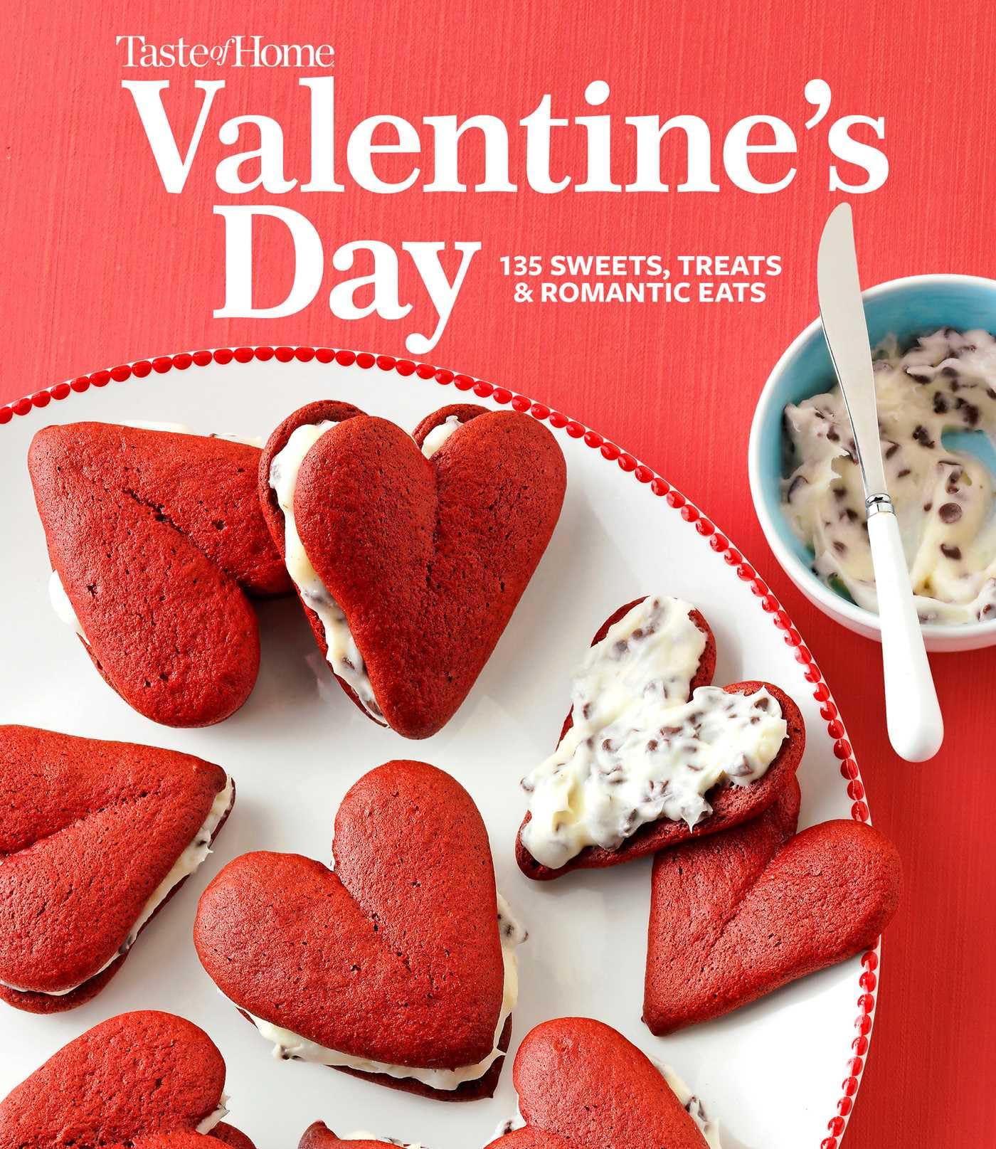 Taste of Home Valentine's Day Mini Binder - Holiday Recipe Organizer for Romantic Dinners & Special Occasions