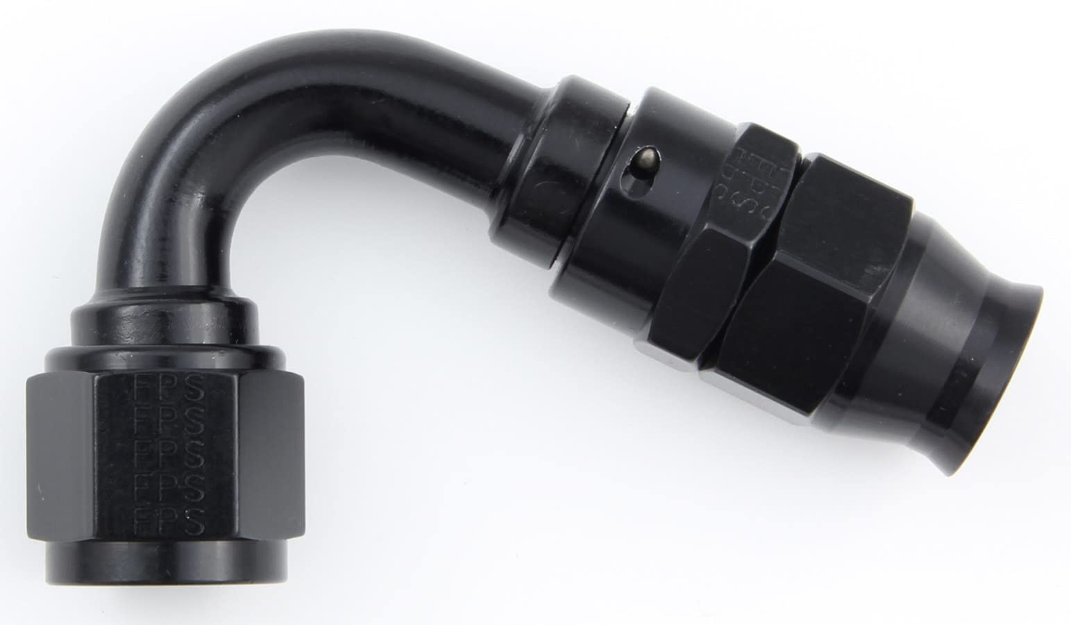 Fragola #8 PTFE Hose End Black - High-Performance Street Use
