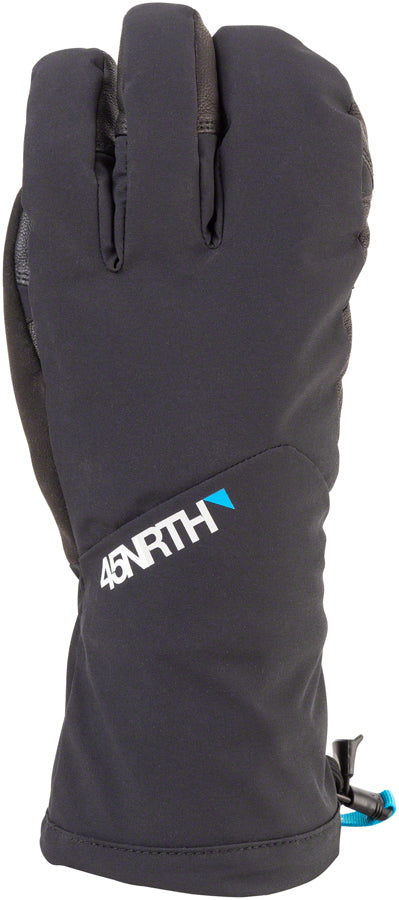 45NRTH 2022 Sturmfist 4 Gloves - Black Lobster Style, Large Size - Winter Cycling & Snow Sports Gloves for Extreme Cold Weather Protection