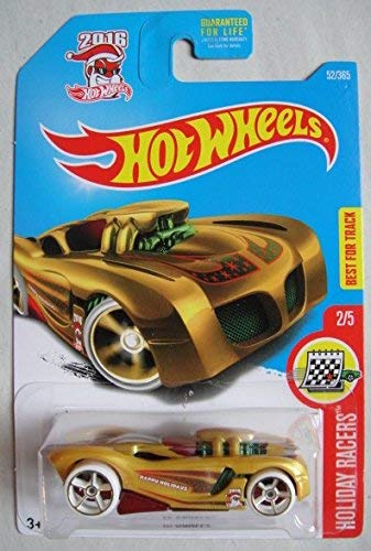 Hot Wheels Holiday Racers 2/5 Diecast Cars - TAN 16 Angels 52/365 Collectible Toy Cars for Kids & Adults - Perfect for Christmas Gifts, Birthday Presents & Car Enthusiast Collections